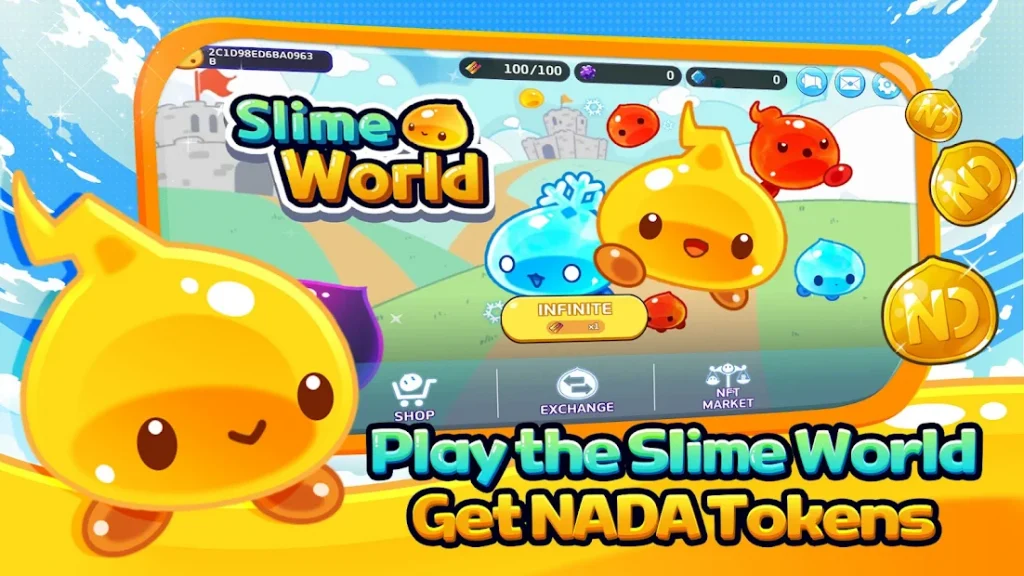 Slime World Casual NFT Game
