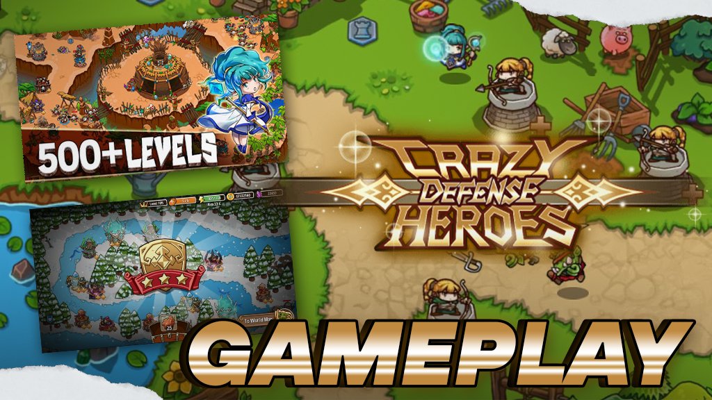 Crazy Defense Heroes | Gameplay Review
