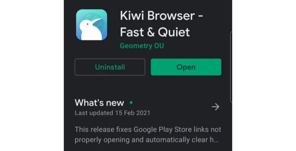 Kiwi Browser