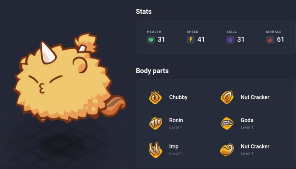Beast Last Stand in Axie Infinity Example