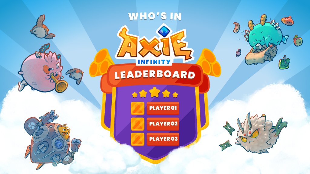 Who is on the Axie Infinity Leaderboard?