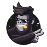 Block Ape Scissors Icon
