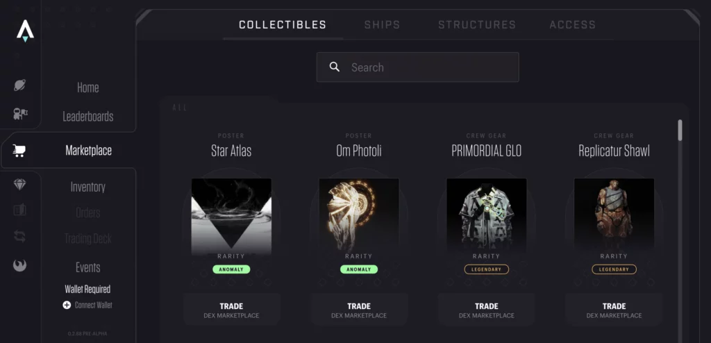 Star Atlas Marketplace