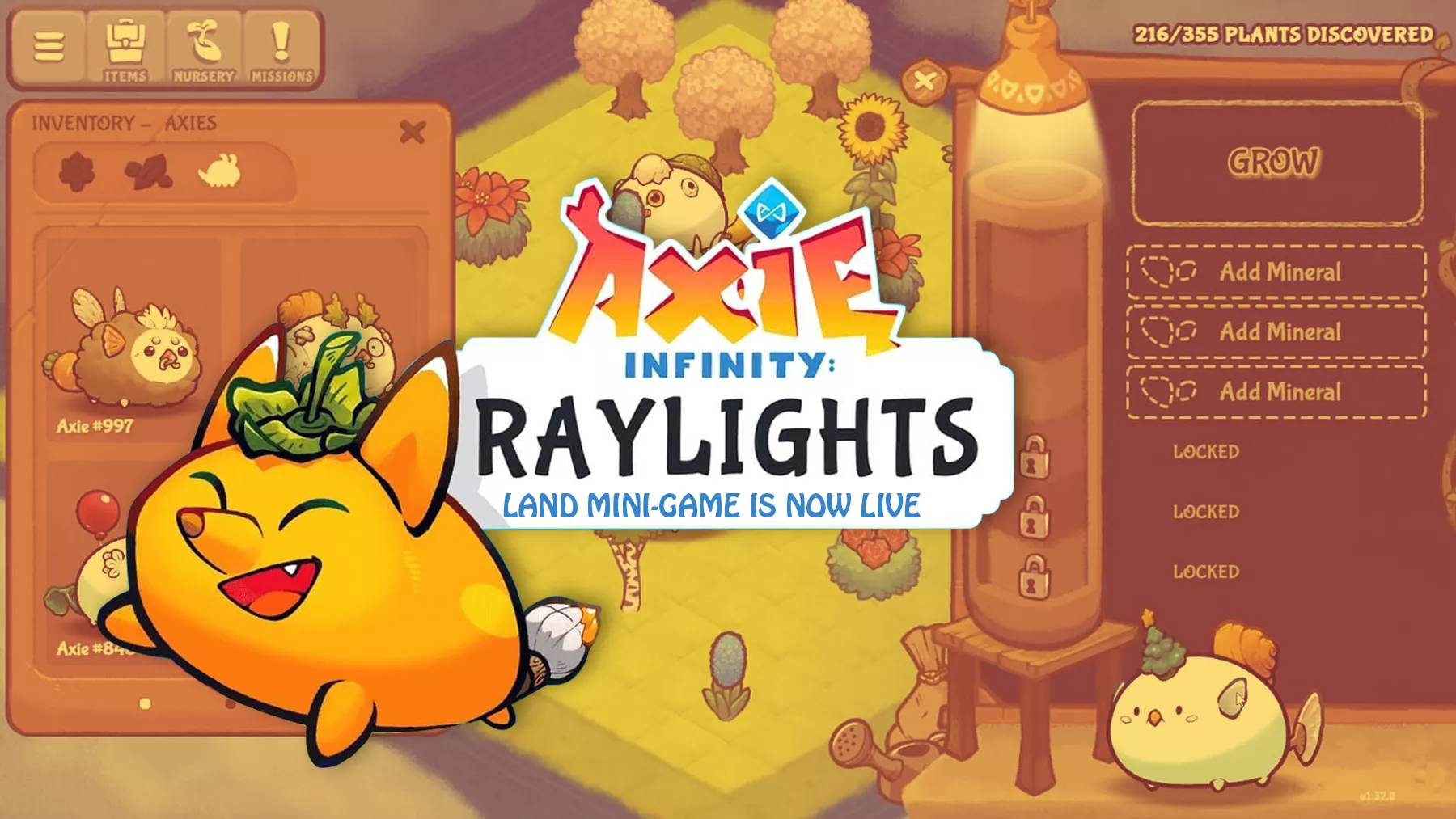 Axie Infinity Raylights Land Mini-Game is Now Live!