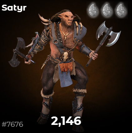 Crypto Legions Satyr Warrior