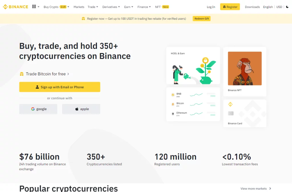 Official Website of Binance