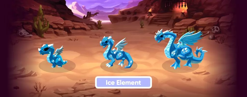 Ice Element Dragon