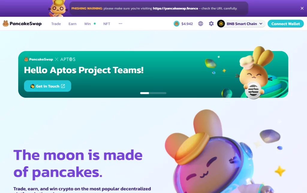 Official Website of PancakeSwap