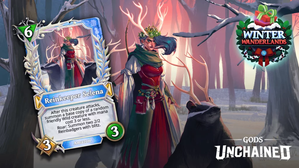 Winter Wanderlands Reinkeeper Selena card