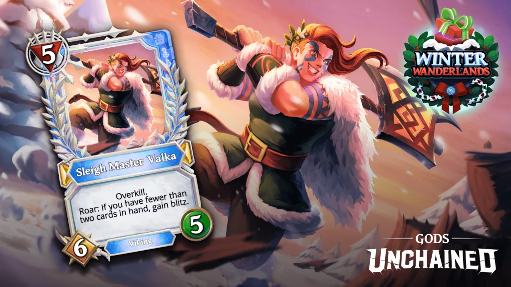 Winter Wanderlands Sleigh Master Valka card