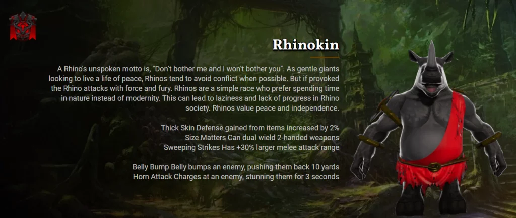 Mist Rhinokin Faction