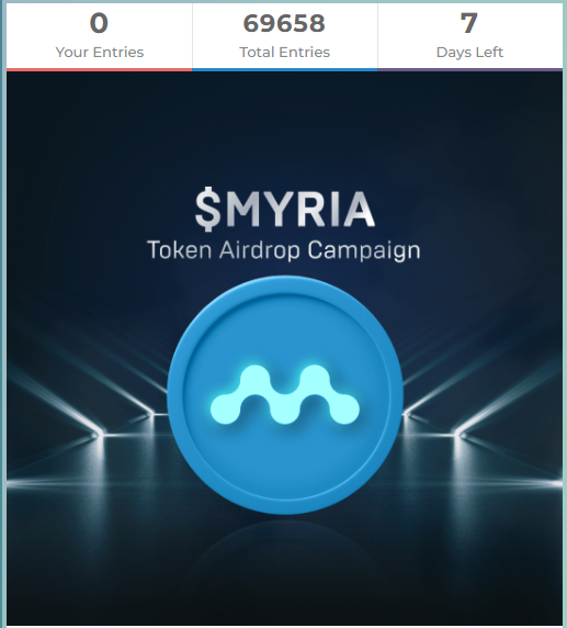 $MYRIA token airdrop campaign