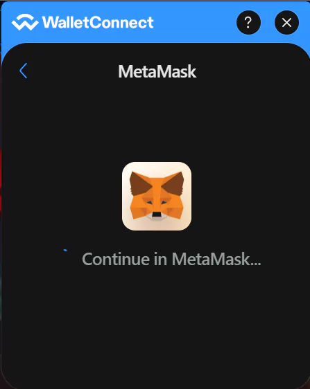 Connecting MetaMask wallet on UB