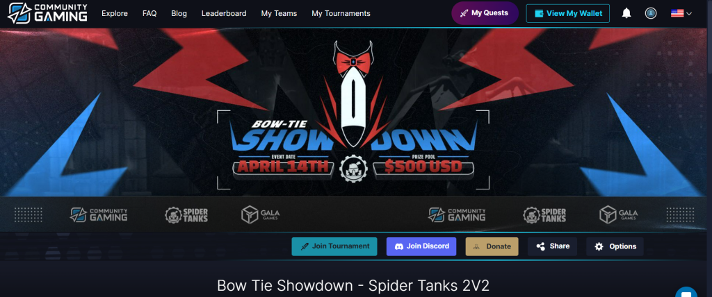 "Join Tournament" tab