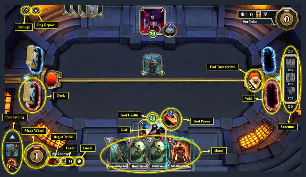 Gameplay UI structure