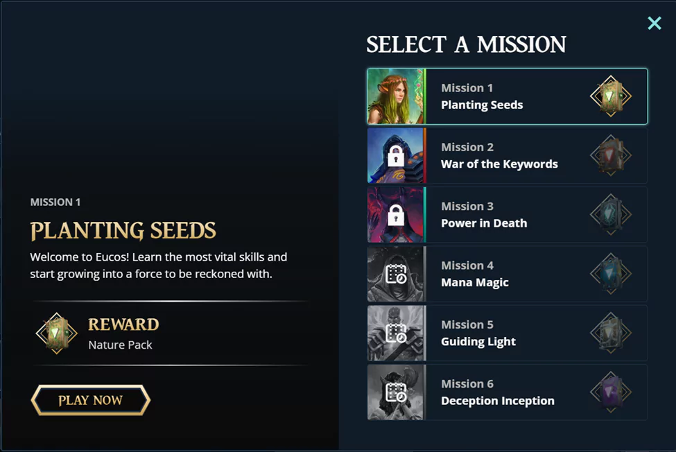 Select a Mission