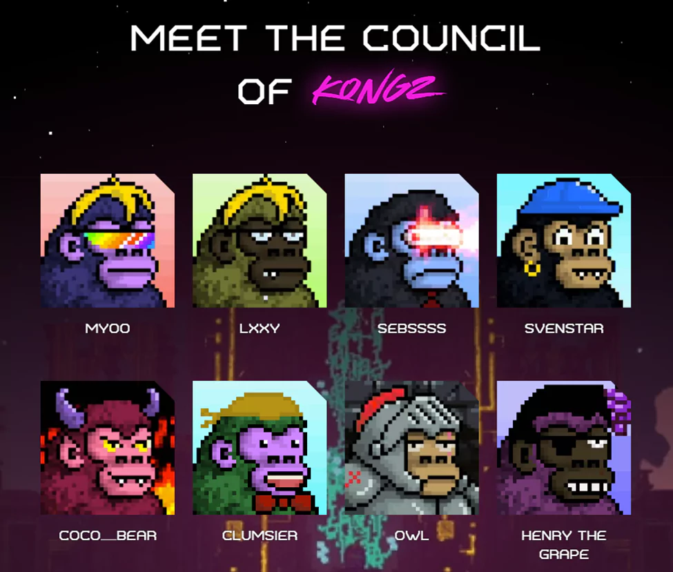 Coco Bear as CyberKongz Council